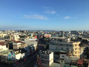 Vista general de Pingtung City o vistes de la ciutat des de l'hotel