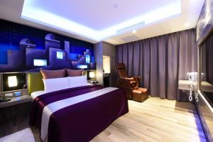 Postel nebo postele na pokoji v ubytování Meng Siang Motel
