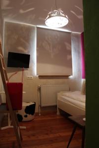 TV a/nebo společenská místnost v ubytování Hotel Turmdieb