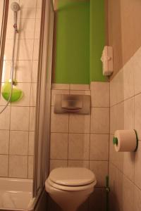 Koupelna v ubytování Hotel Turmdieb