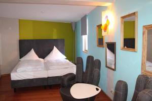 TV a/nebo společenská místnost v ubytování Hotel Turmdieb
