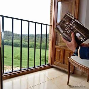 Balkón nebo terasa v ubytování Monasterio El Olivar