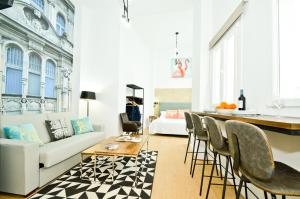 Posedenie v ubytovaní NineSuites