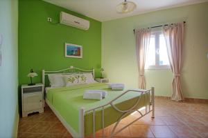 Vikentios Rooms客房内的一张或多张床位