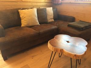 Posezení v ubytování Ferienhütten Lechtal Chalets