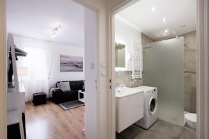Kúpeľňa v ubytovaní Familien Appartement "Ostsee Perle" neu & modern