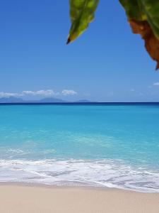 a view of a beach with the ocean at Dickenson Bay Oasis at Antigua Village in Saint Johnʼs