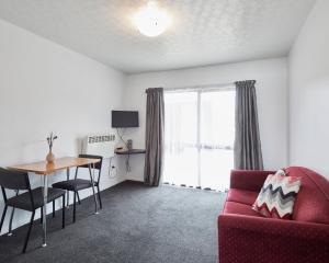 Kuchyň nebo kuchyňský kout v ubytování Aotea Motel