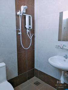 Koupelna v ubytování KU-3 HOTEL