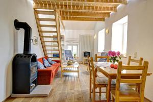Χώρος καθιστικού στο Ferienhaus Ehrenpreis