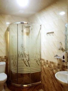 Koupelna v ubytování B&B Europa Hotel