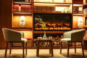Posezení v ubytování SSAW Boutique Hotel Shanghai Yilin