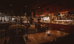 De lounge of bar bij Bergshotellet