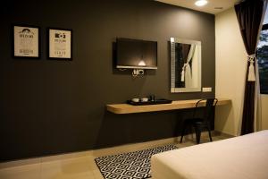 Postel nebo postele na pokoji v ubytování Mars Hotel