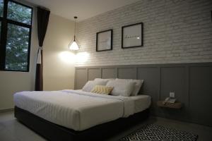 Postel nebo postele na pokoji v ubytování Mars Hotel