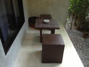 Area soggiorno di The Curve Residence