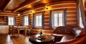 Зона вітальні в Ranch Bystrá