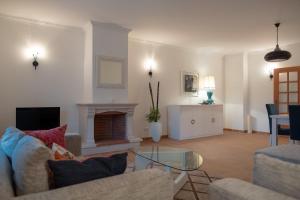 Χώρος καθιστικού στο Stunning Caravelas Apartment