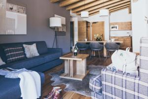 Posezení v ubytování PUR Suites & Chalets
