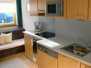 Küche/Küchenzeile in der Unterkunft Ferienwohnung Wechselberger Beatrix