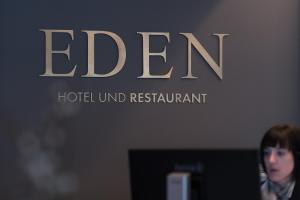 Certifikát, hodnocení, plakát nebo jiný dokument vystavený v ubytování Eden Hotel und Restaurant