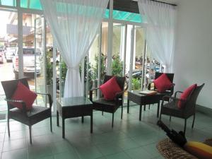 Posezení v ubytování Hacienda Phuket