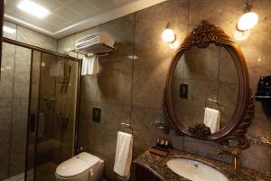 Koupelna v ubytování Bablin Butik Otel