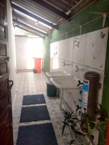 Koupelna v ubytování Aurea Flats