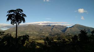 山景或在豪华帐篷看到的山景