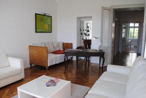 Posezení v ubytování Kunsthaus Apartments