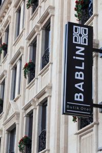Certifikát, hodnocení, plakát nebo jiný dokument vystavený v ubytování Bablin Butik Otel