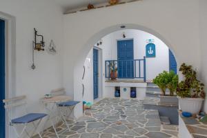 Patio alebo iná vonkajšia časť ubytovania Coralli Beach Apartments