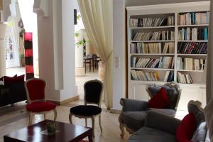 Istumisnurk majutusasutuses Riad des Golfs