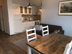 Kuchyň nebo kuchyňský kout v ubytování Ferienwohnung Stella Maris