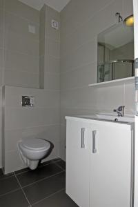 Koupelna v ubytování Hotel Belveder