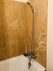 een badkamer met een bad en een douche bij Escapade Vieux-Port in Marseille