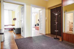 Posteľ alebo postele v izbe v ubytovaní Calm apartments Pedzichow street