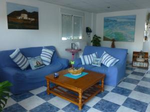 Гостиная зона в Hostal Puerto Genovés