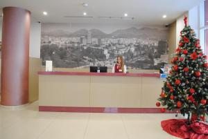Vstupní hala nebo recepce v ubytování Sky 2 Hotel Tirana