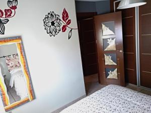 Postel nebo postele na pokoji v ubytování Piso La Torre