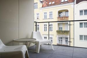 Balkón alebo terasa v ubytovaní Apple Green Apartments