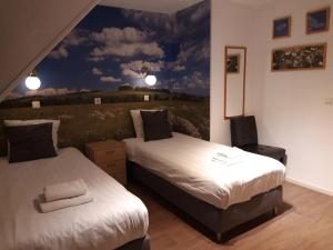 Ένα ή περισσότερα κρεβάτια σε δωμάτιο στο Hotel Velsen