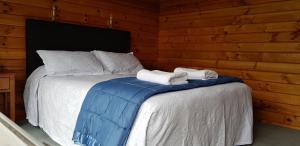 Giường trong phòng chung tại Lakeview Cottage