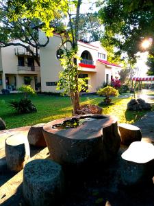 Jardí fora de Meinong Yun Shanju Homestay