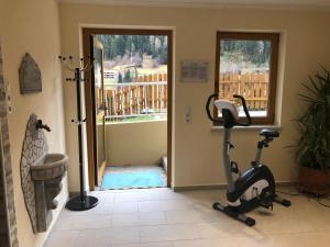 Fitness centrum a/nebo fitness zařízení v ubytování Hotel Garni Bergwelt