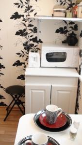 Kuchyň nebo kuchyňský kout v ubytování Central Park Rooms