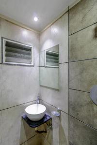 Koupelna v ubytování Hotel City Inn