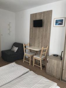 TV a/nebo společenská místnost v ubytování Vila Bellis + 31 fotografií