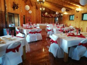 Restaurace v ubytování Apart hotel Puchaley Lafquen