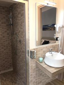Koupelna v ubytování B&B Belvedere Partenopeo